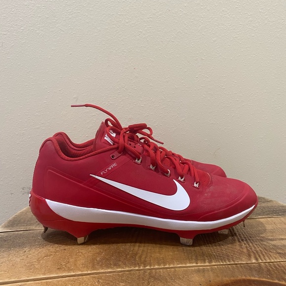 Nike Shoes Mens Red Nike Air Clipper Baseball Cleats Size 5 Poshmark